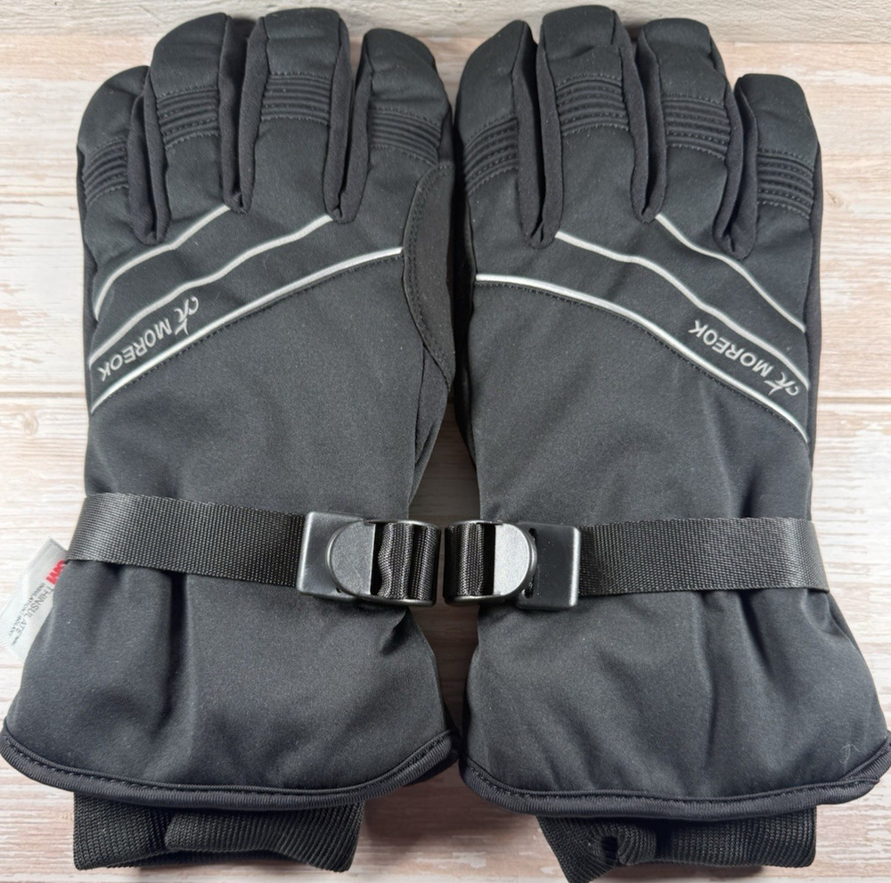 MOREOK Waterproof & Windproof Winter Gloves for Men/Women-Large